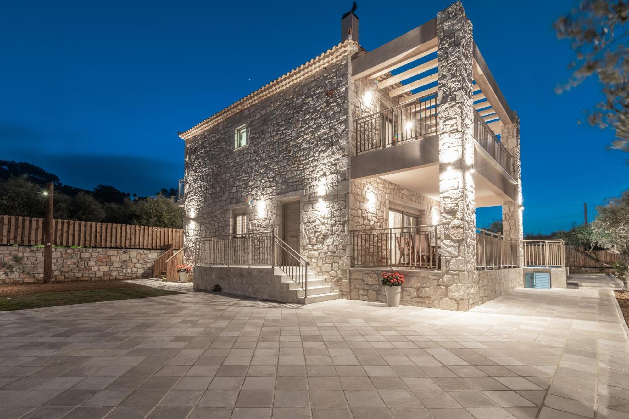 Claudio Stone House Villa Vasilikí Exteriör bild